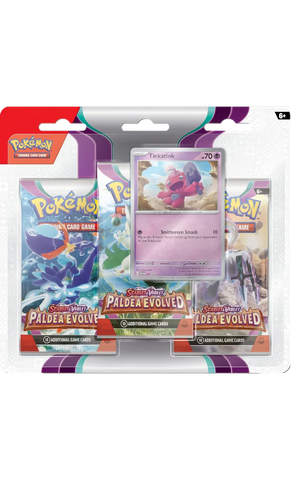 Evoluzioni a Paldea: Blister 3-Buste: Tinkatink (ENG)