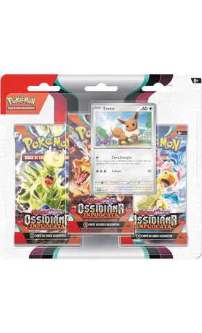 Ossidiana Infuocata: Blister 3-Buste: Eevee (ITA)