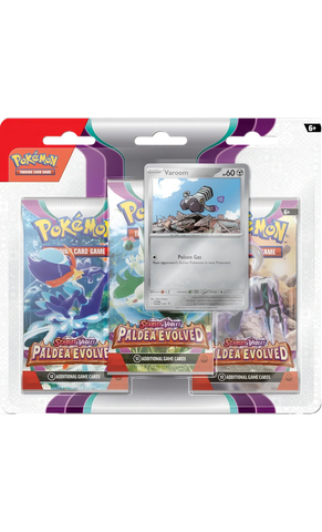 Evoluzioni a Paldea: Blister 3-Buste: Varoom (ENG)
