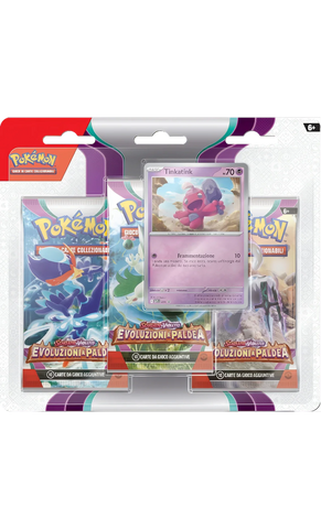 Evoluzioni a Paldea: Blister 3-Buste: Tinkatink (ITA)