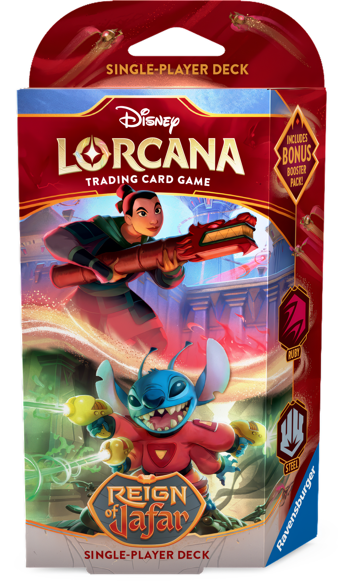 Il Regno di Jafar: Starter Deck Rubino & Acciaio (ENG)