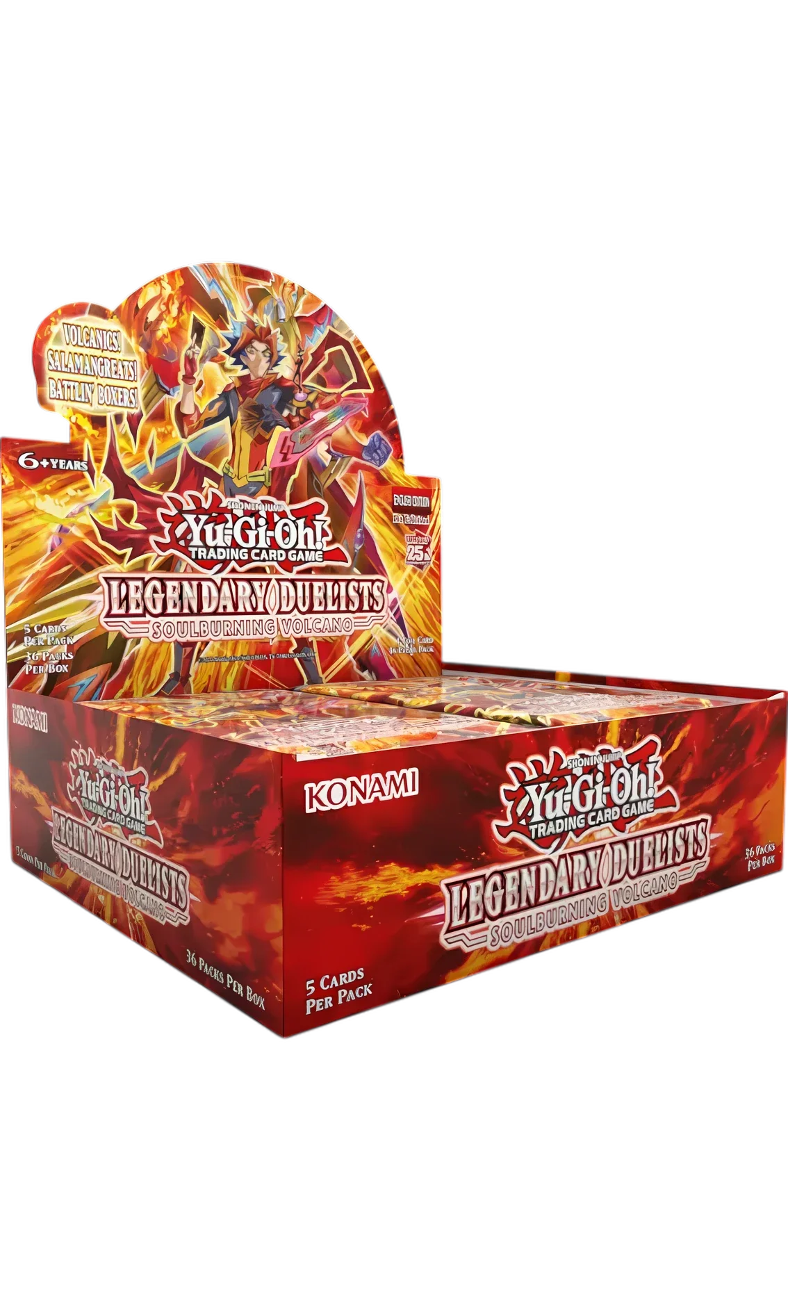 Duellanti Leggendari: Vulcano Brucianima!: Box di Buste (ENG)