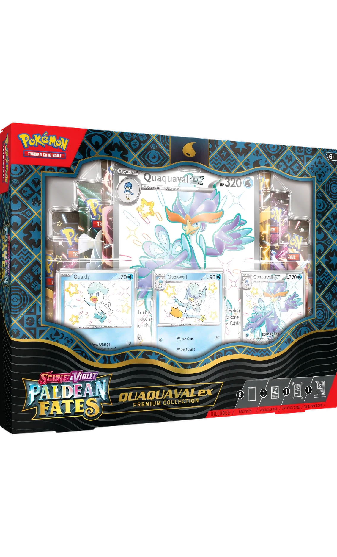Destino di Paldea: Collezione Premium Quaquaval ex (ENG)
