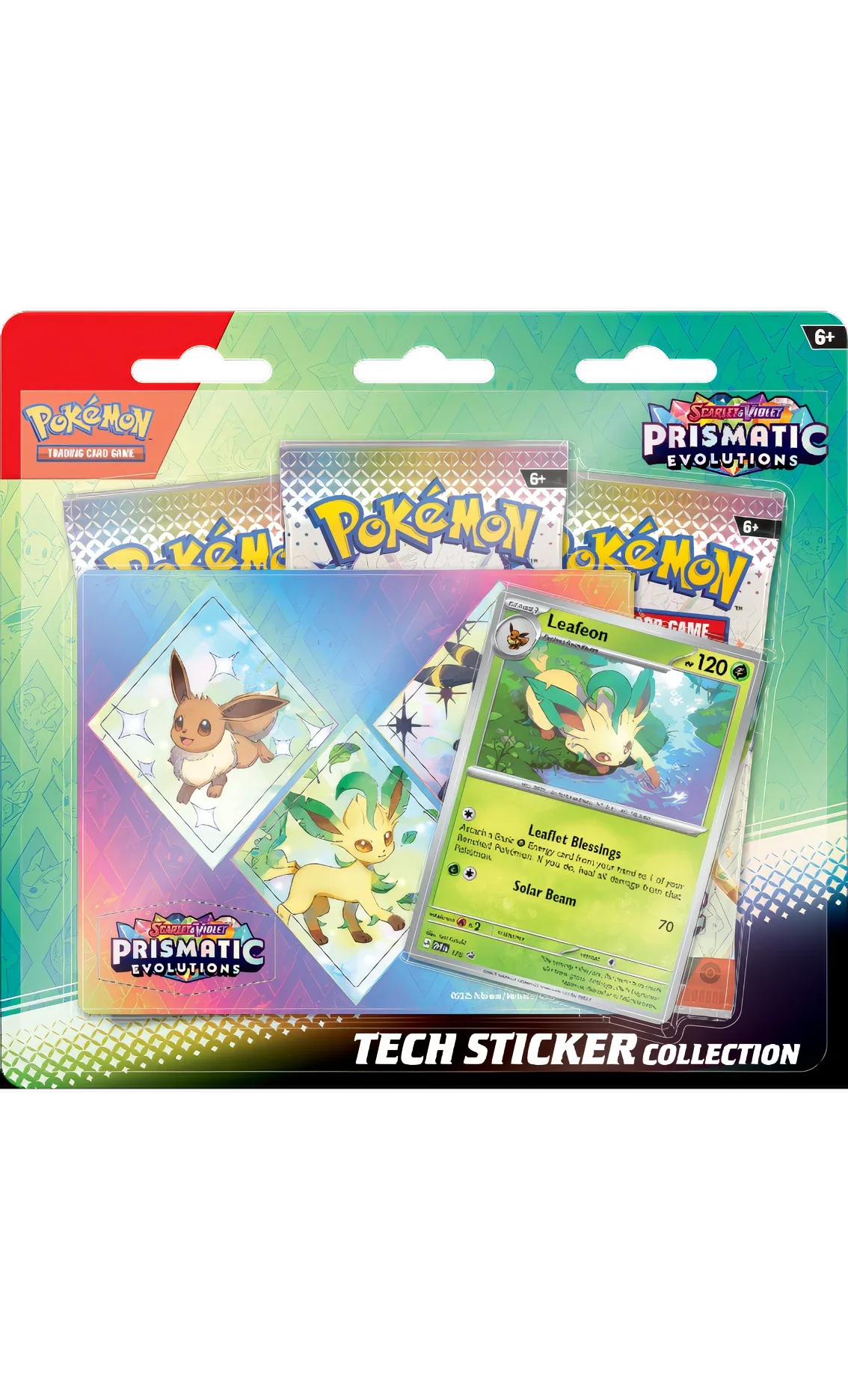 Evoluzioni Prismatiche: Collezione Adesivi Leafeon (ENG)