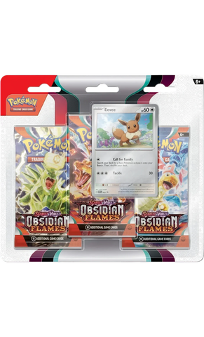 Ossidiana Infuocata: Blister 3-Buste: Eevee (ENG)