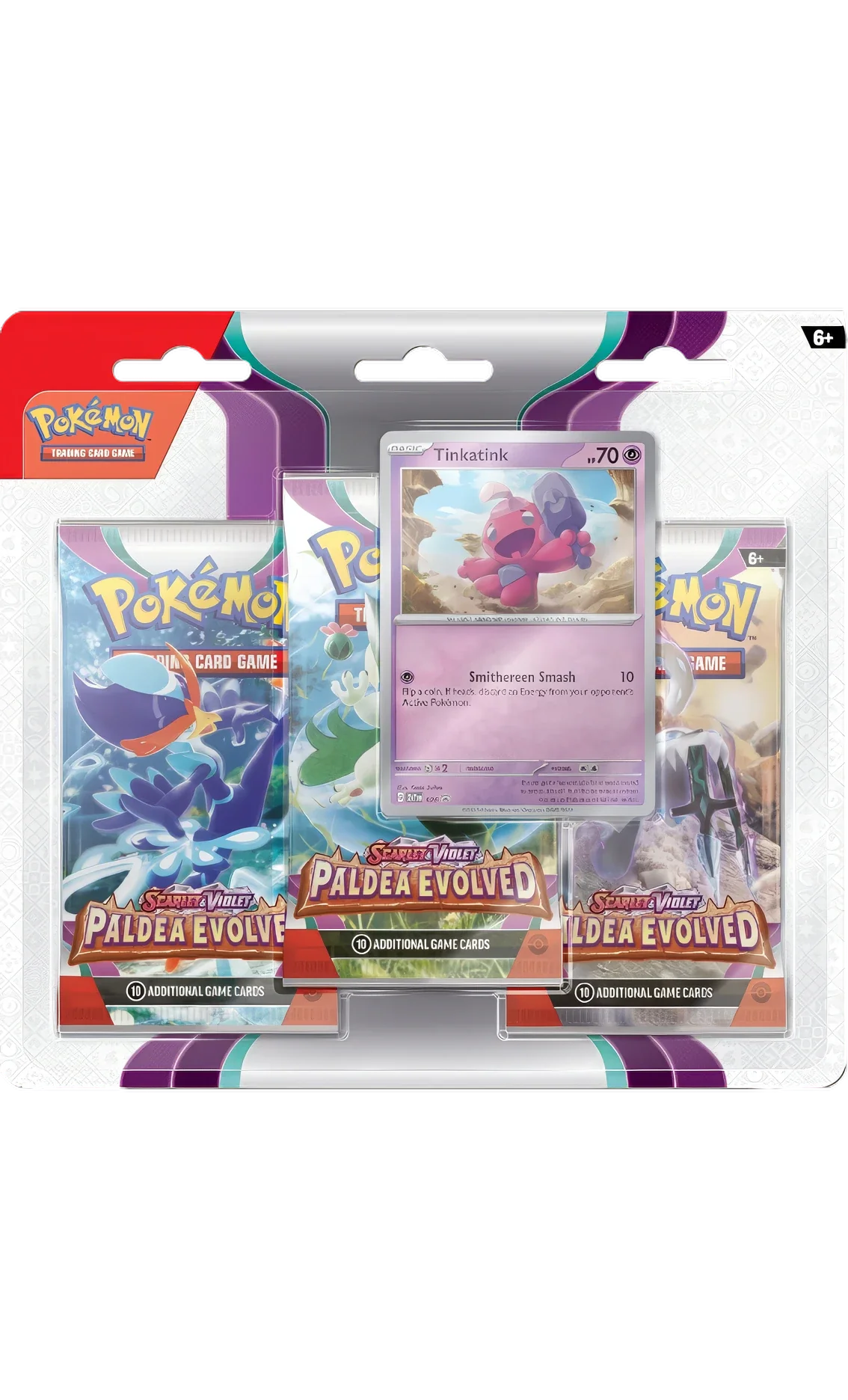 Evoluzioni a Paldea: Blister 3-Buste: Tinkatink (ENG)
