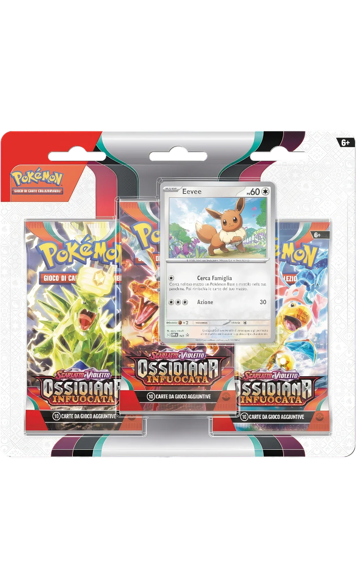 Ossidiana Infuocata: Blister 3-Buste: Eevee (ITA)
