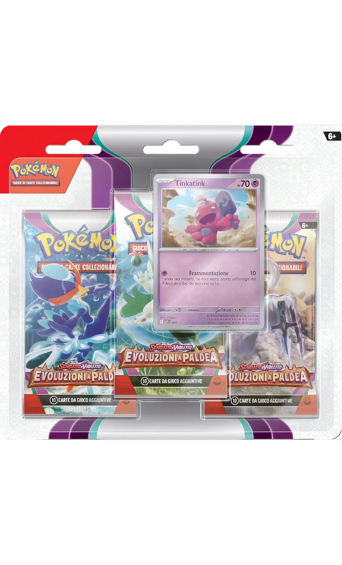 Evoluzioni a Paldea: Blister 3-Buste: Tinkatink (ITA)