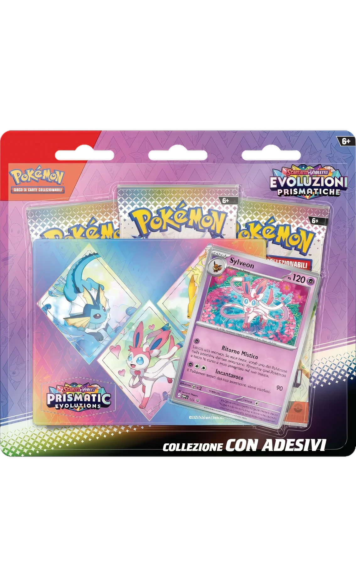 Evoluzioni Prismatiche: Collezione Adesivi Sylveon (ITA)