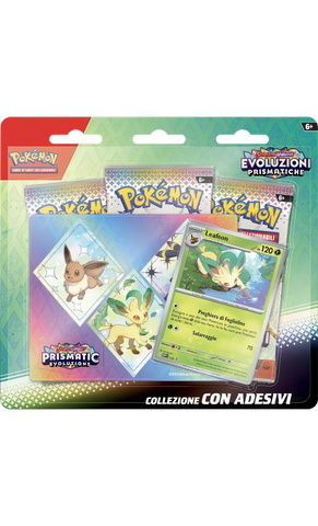 Evoluzioni Prismatiche: Collezione Adesivi Leafeon (ITA)