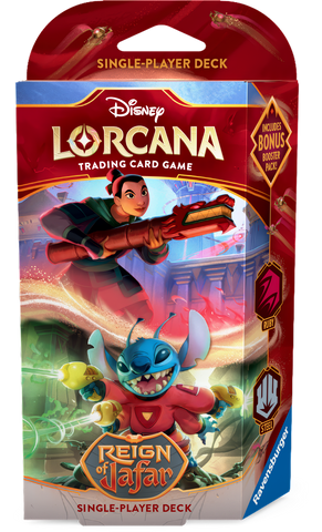 Il Regno di Jafar: Starter Deck Rubino & Acciaio (ENG)