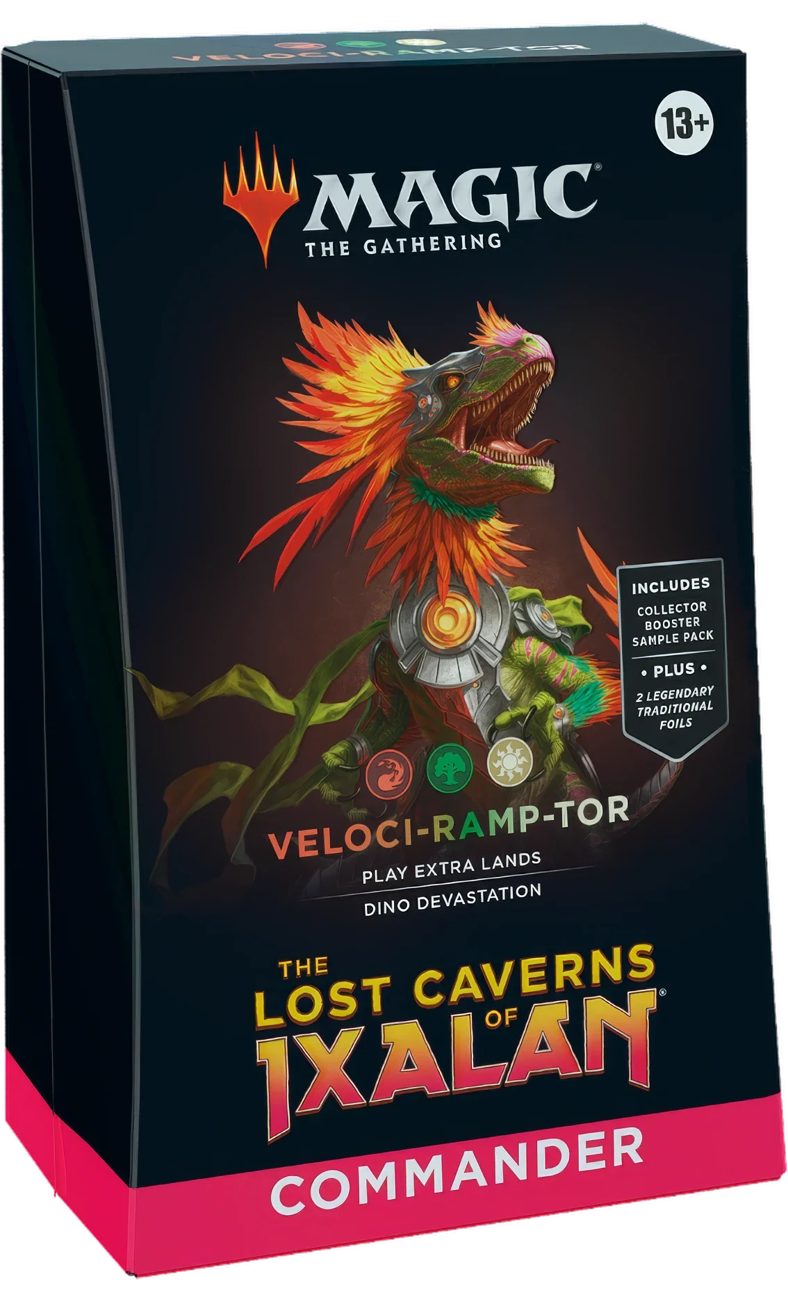 Commander: Le Caverne Perdute di Ixalan: "Veloci-Ramp-Tor" Commander Deck (ENG)