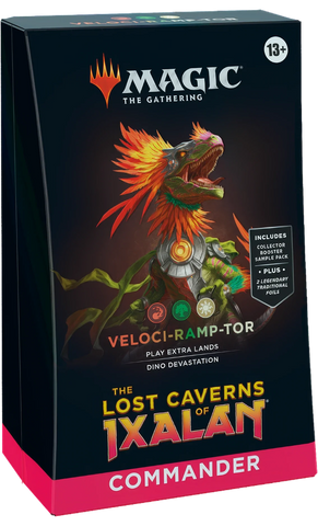 Commander: Le Caverne Perdute di Ixalan: "Veloci-Ramp-Tor" Commander Deck (ENG)