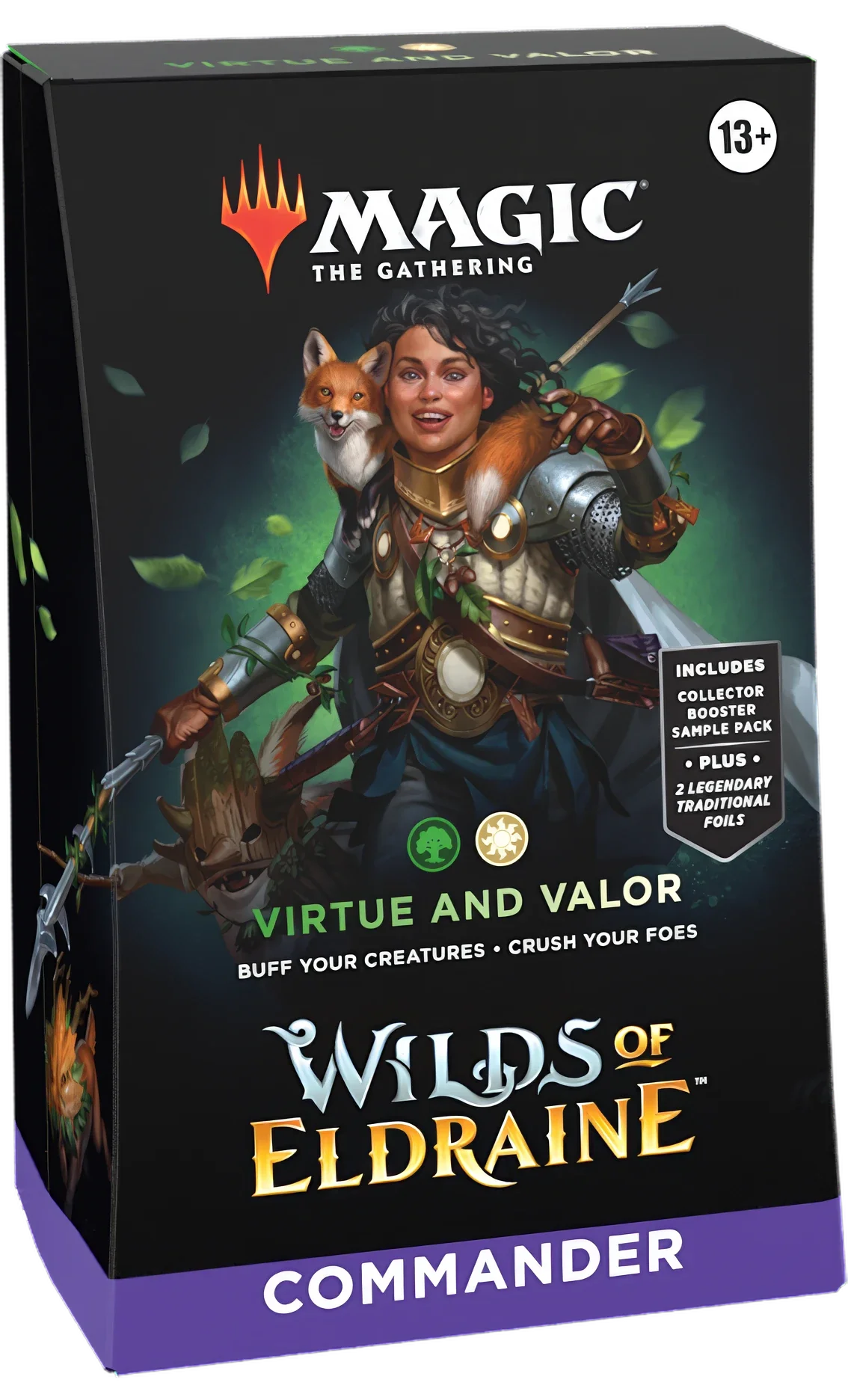 Commander: Le Terre Selvagge di Eldraine: "Virtue and Valor" Commander Deck (ENG)