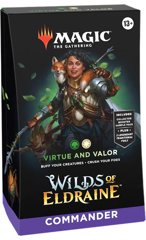 Commander: Le Terre Selvagge di Eldraine: "Virtue and Valor" Commander Deck (ENG)