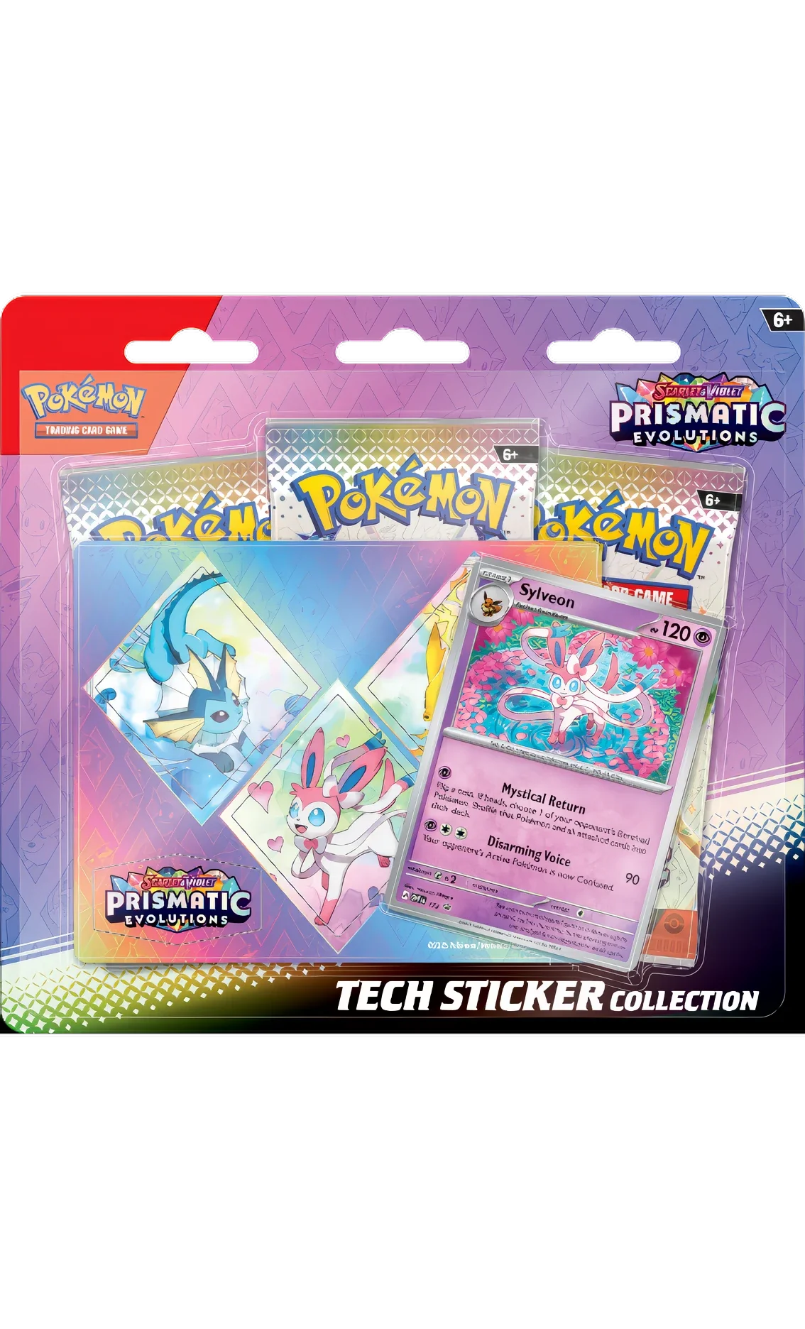 Evoluzioni Prismatiche: Collezione Adesivi Sylveon (ENG)