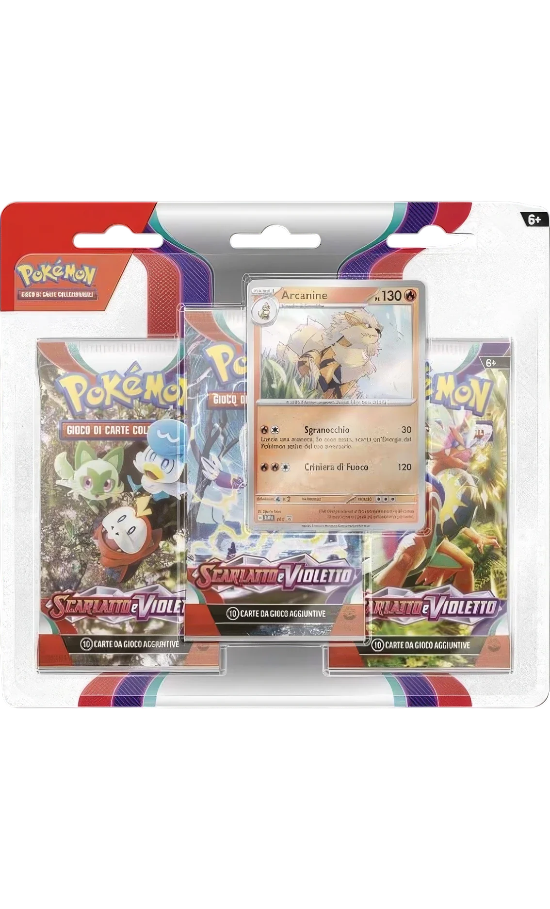 Scarlatto e Violetto: Blister 3-Buste: Arcanine (ITA)